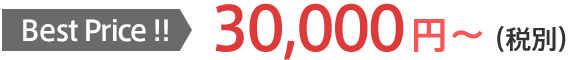 30,000円~(税別)